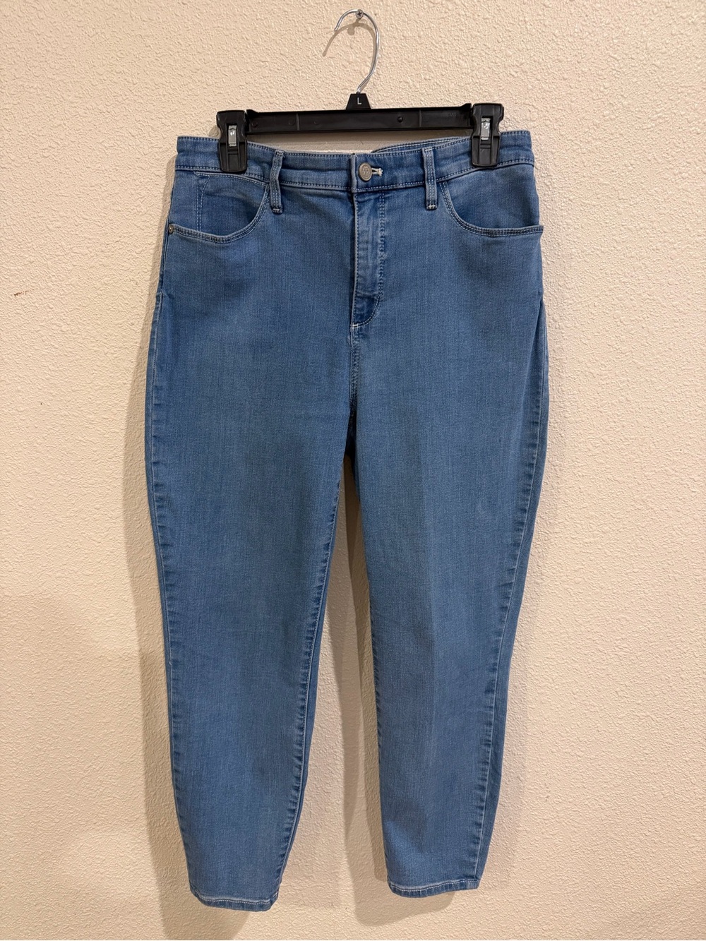 Talbots Medium Blue Ankle Cropped High-Rise Jeans